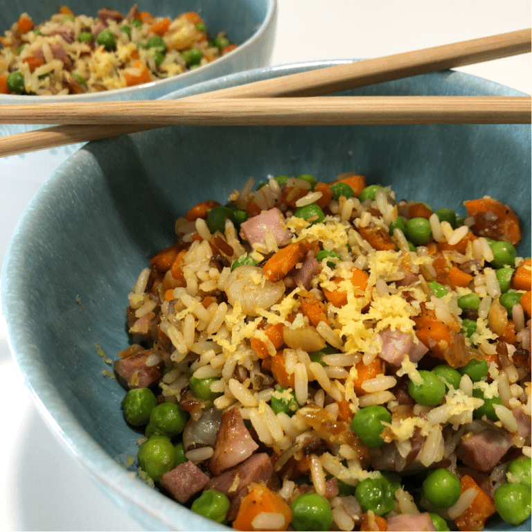 Arroz salteado especiado