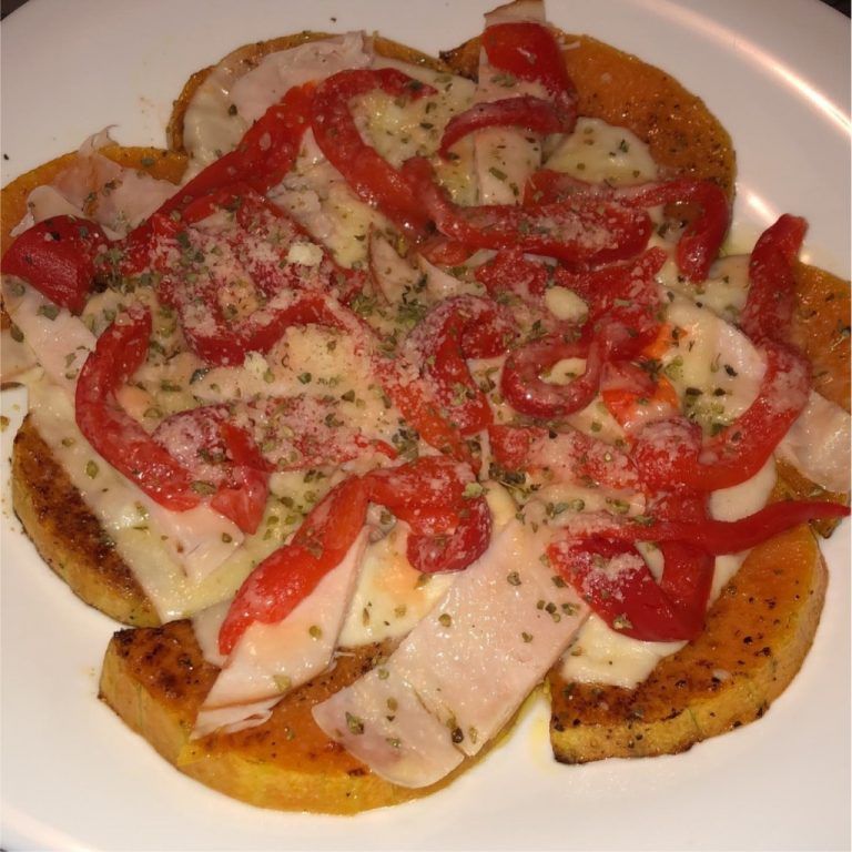 Calabaza a la plancha con toppings