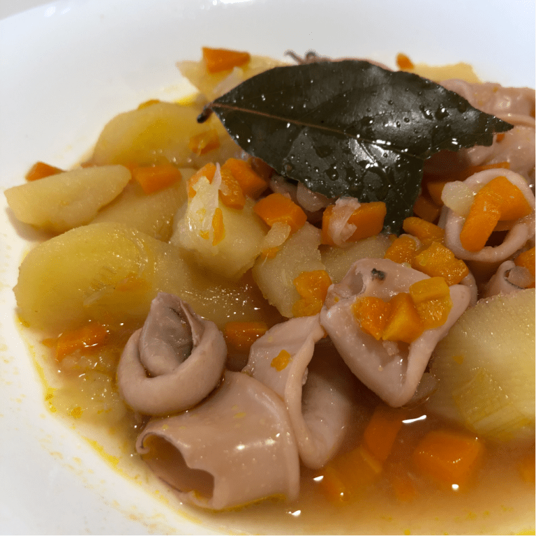 Guisito de chipirones y patatas