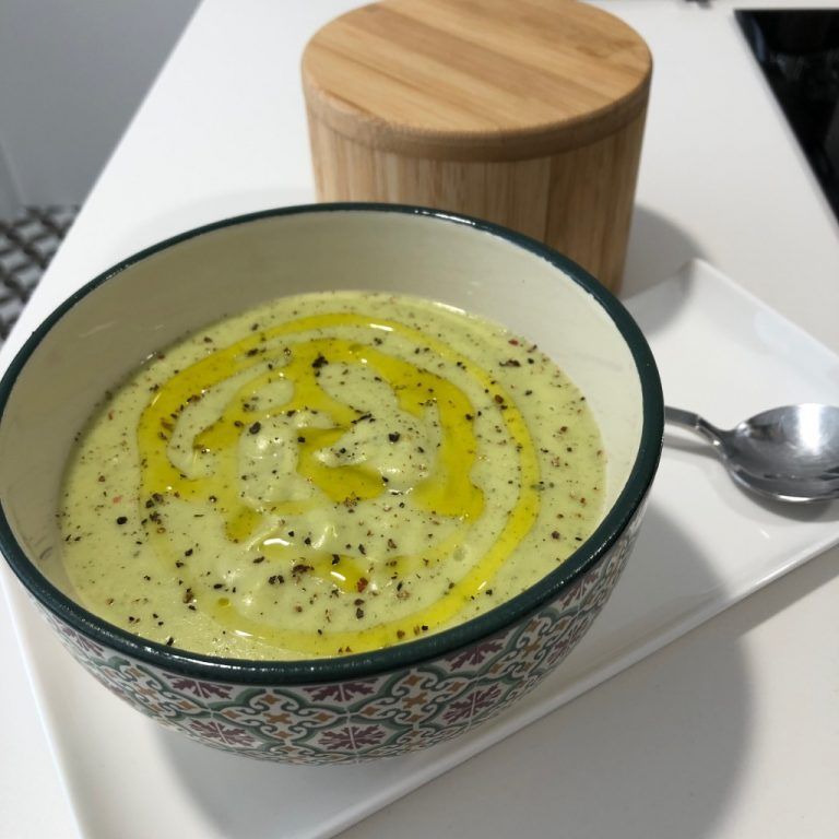 Crema fría de calabacín