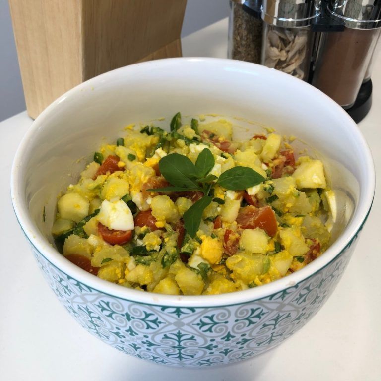 Ensalada de patata y manzana