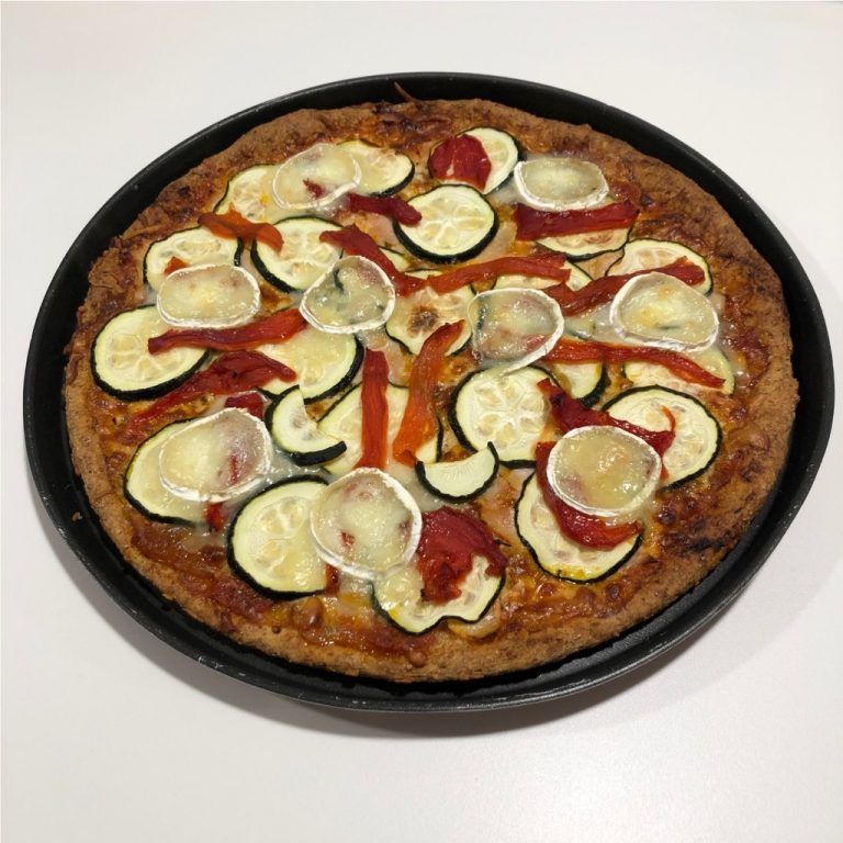 Masa de pizza integral