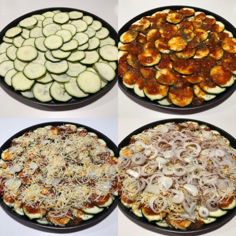 Falsa pizza de calabacín