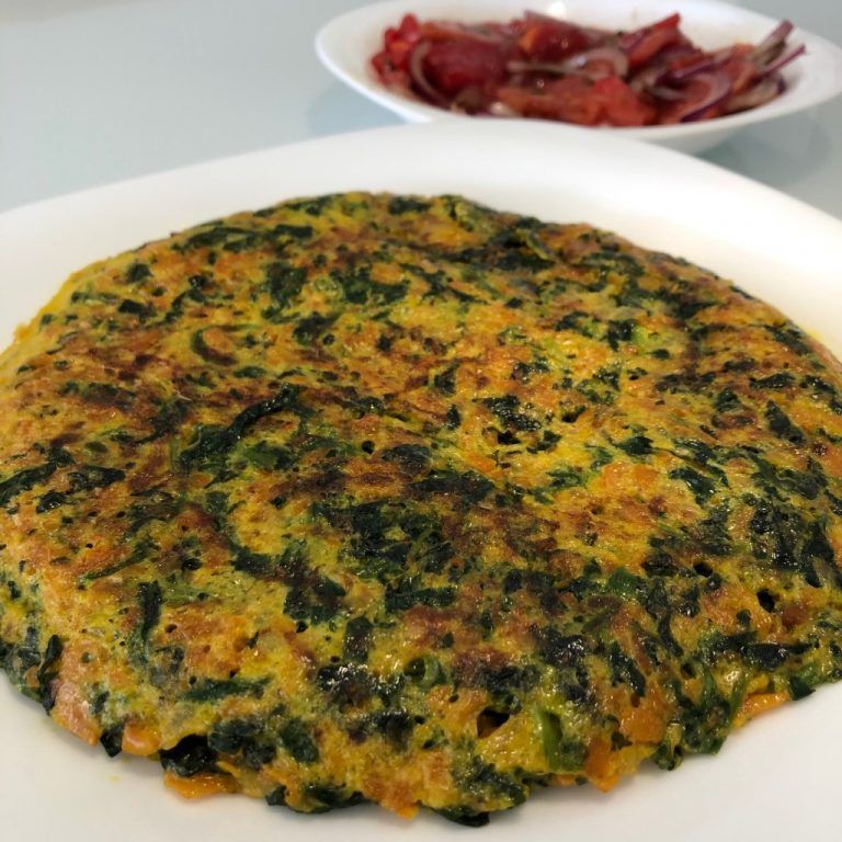Tortilla de espinacas