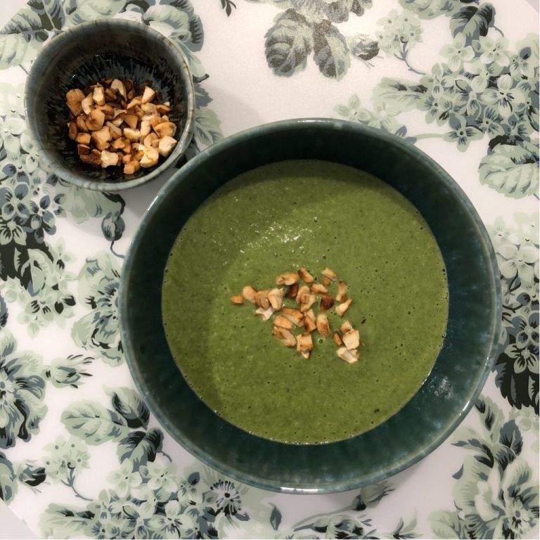 Crema de espinacas
