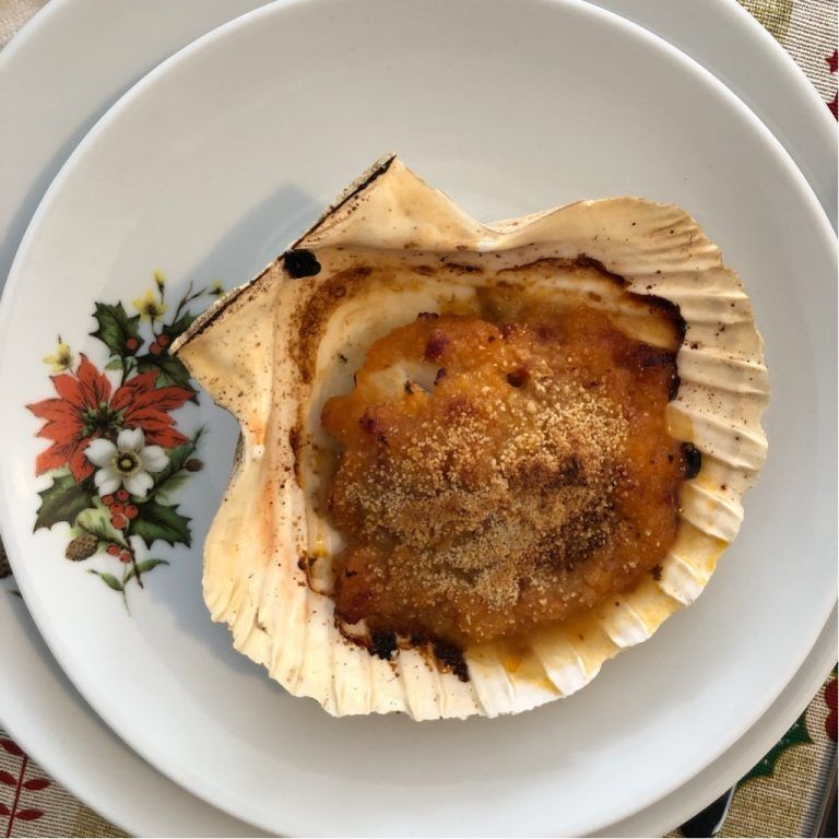 Vieiras a la gallega