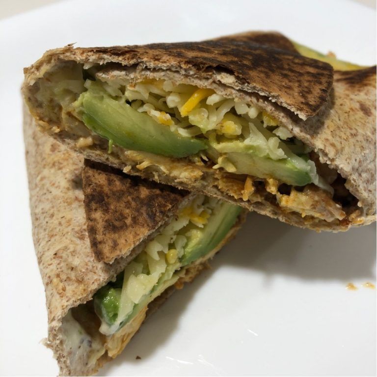Wrap de pollo especiado