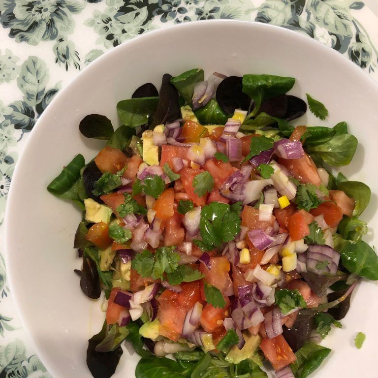 Ensalada guacamole