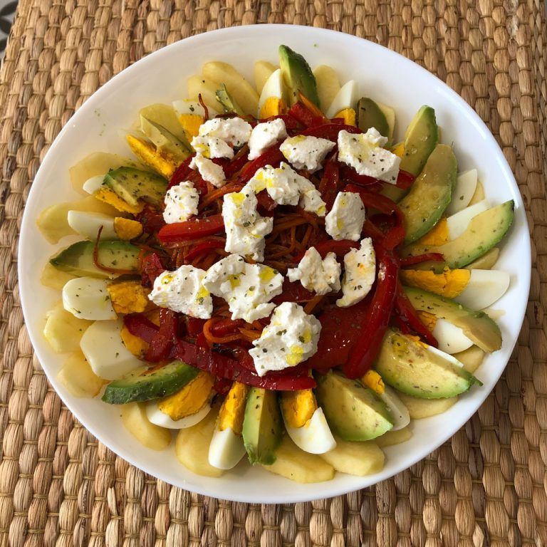 Ensalada templada de lentejas
