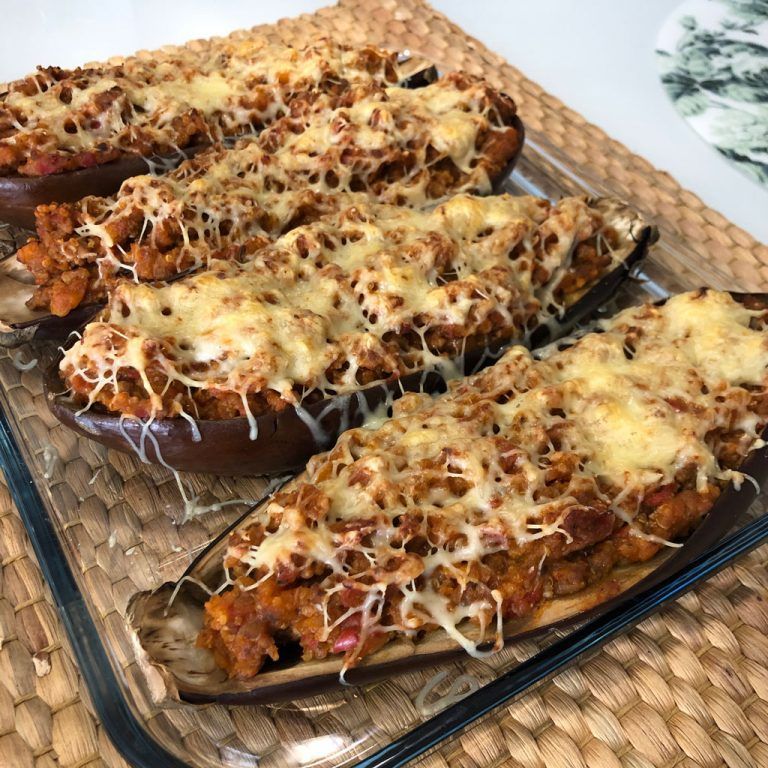 Berenjenas rellenas de carne