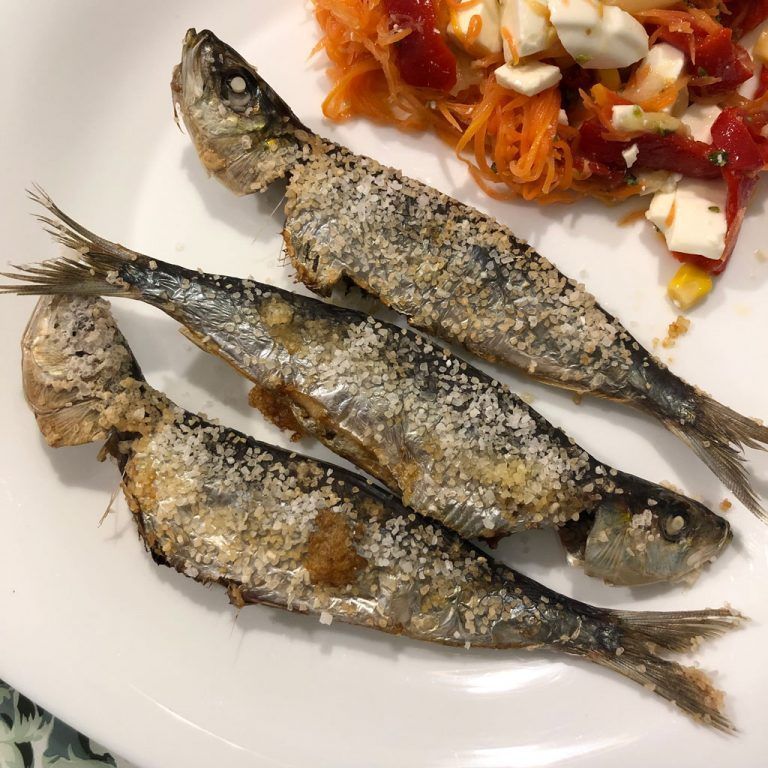 Sardinas al horno