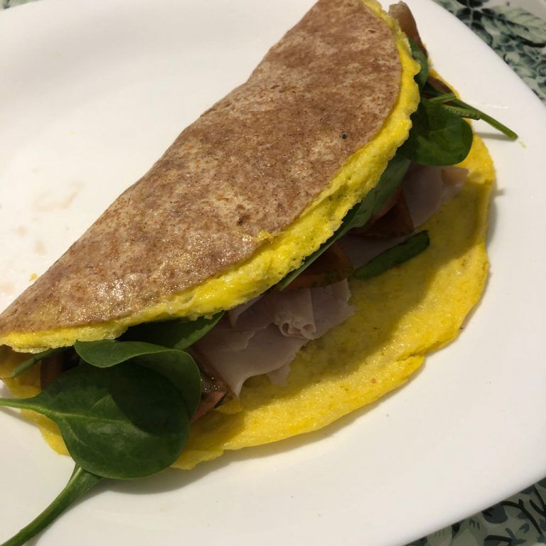 Tortiwrap con guacamole