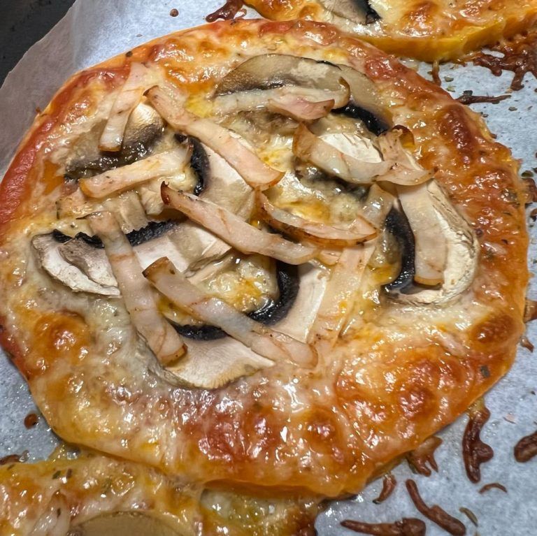 Minipizzas de calabaza