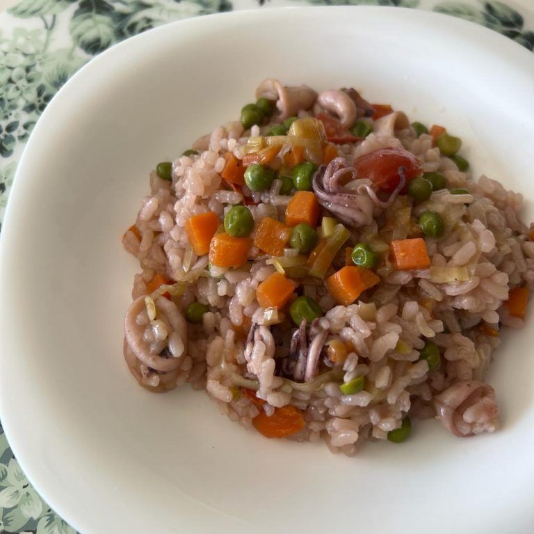 Chipirones con arroz